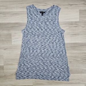 BANANA REPUBLIC Womens Blue Stretch Tank Shirt Size XS